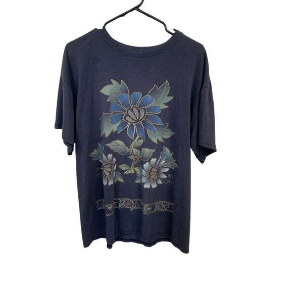 Vintage Floral Patterned Tshirt - Picture 1 of 6